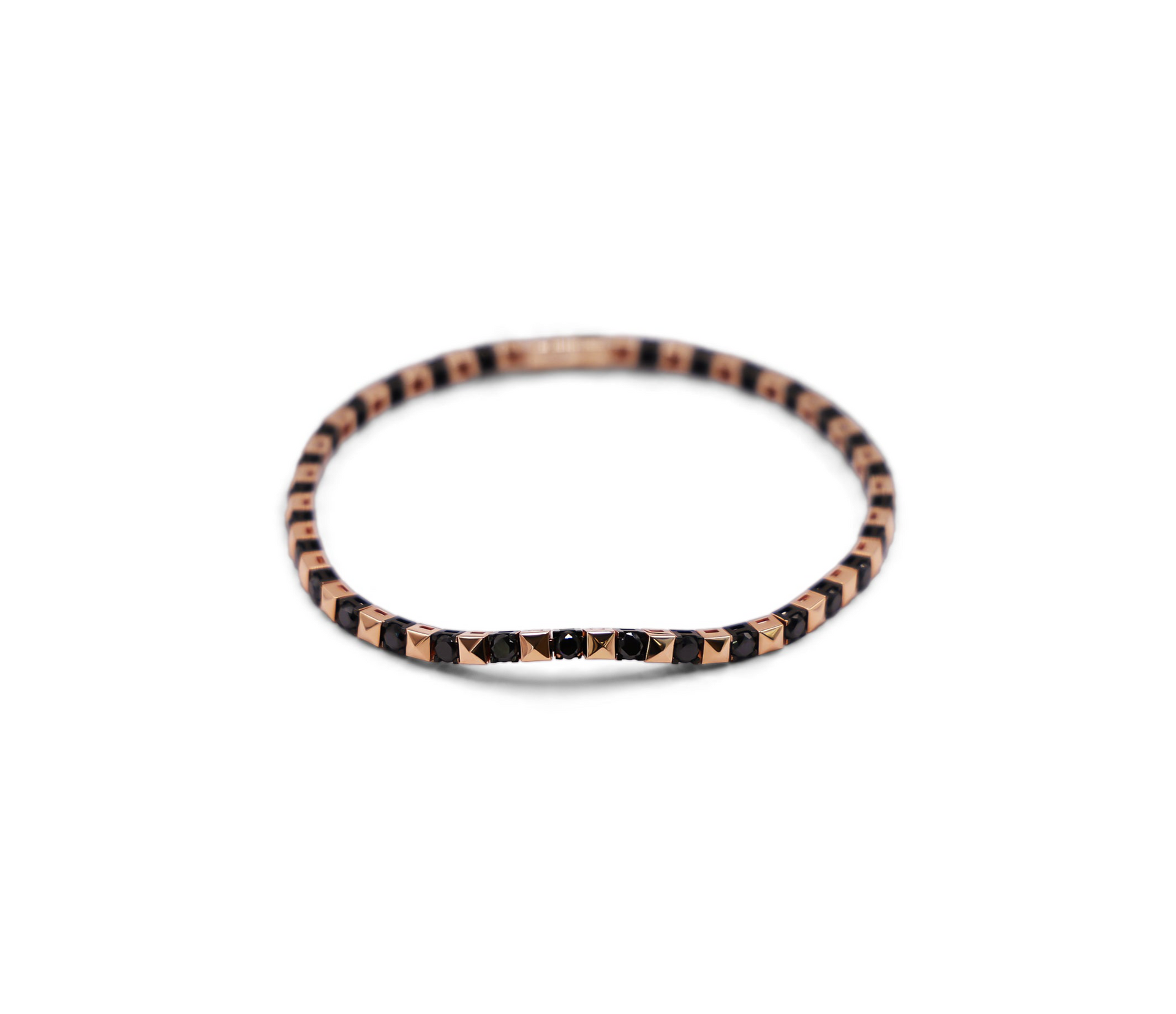 Bracelet Bangle Torsadé Résine Noire - Style Rétro Années 60 - Neuf Avec étiquette